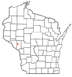 Location of Burnside, Wisconsin