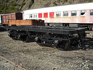 Wellington and Manawatu Railway Company No.9s rolling tender chassis
