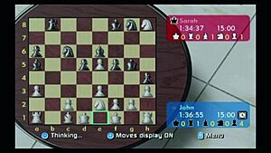 Wii Chess Gameplay (It's Just Chess)