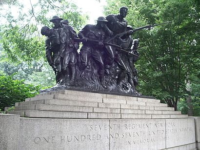 107th Infantry Memorial, Central Park, NYC.JPG