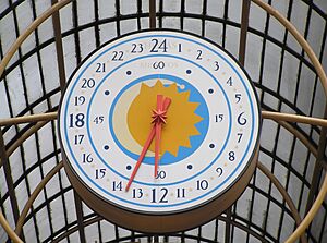 24 hour analog clock rua 24 horas curitiba brasil
