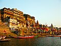 Ahilya Ghat by the Ganges, Varanasi