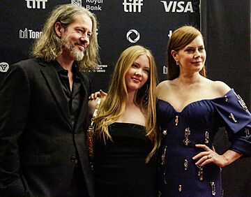 Amy Adams and her family at the 2024 Toronto International Film Festival. 04 (cropped)