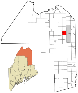 Location of Washburn, Maine