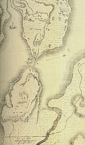 Arthur St. Clair court-martial map