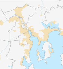 YCBG is located in Hobart