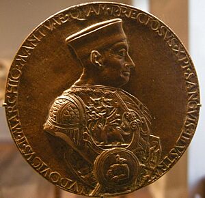 Bartolomeo melioli, ludovico II gonzaga, 1475, recto