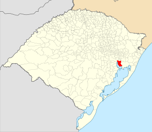 Location of Porto Alegre