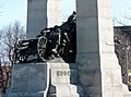 Canadian National War Memorial, back side