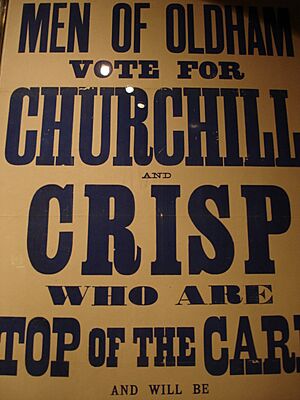 Churchillelectionposteroldham