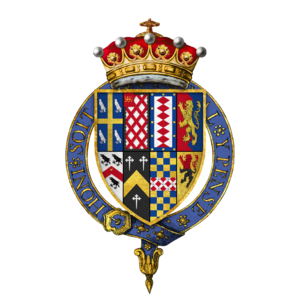 Coat of arms of Sir Henry Wriothesley, 3rd Earl of Southampton, KG