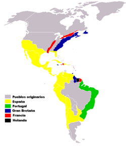 Colonias europea en América siglo XVI-XVIII