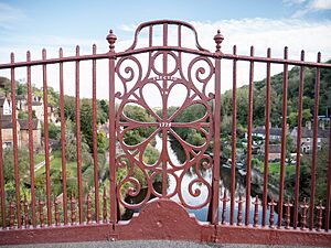 Decorative Ironwork on The Iron Bridge