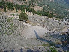 Delphi amphitheater from above dsc06297