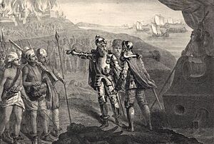 Duarte Pacheco's victory at Battle of Cochin (1504) (cropped)