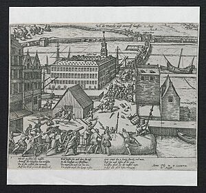 Duitse troepen verlaten Antwerpen, 2 augustus 1577