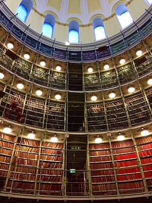 Edinburgh, Princes Street, General Register Office, Circular Record Hall - 20151130120344