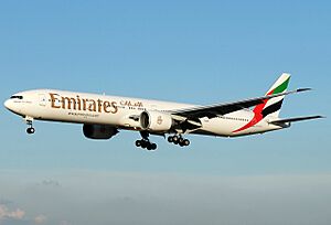Emirates B777-300ER (A6-ECU) @ FCO, July 2011