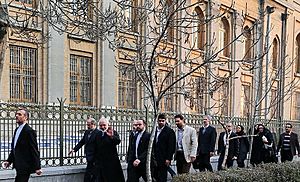 FM Zarif outside of Iran's Ministry of Foreign Affairs 06