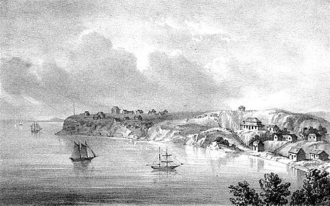 Fort Britomart, Auckland, 1842