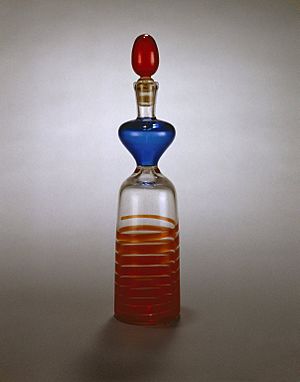Gio Ponti. Bottle with Stopper, ca. 1949