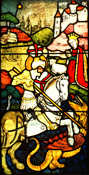 Glasmalerei der Gotik