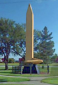 Golden Spike Monument at Council Bluffs, IA