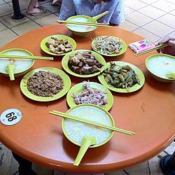 Guess how much this teochew porridge meal for 4 cost? And it's yummy! (10798490486).jpg