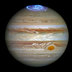 Hubble Captures Vivid Auroras in Jupiter's Atmosphere
