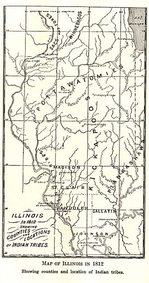Illinois Territory War Of 1812 Map