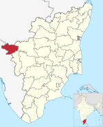 India Tamil Nadu districts Nilgiris.svg
