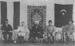 Indian,German and Turkish delegates of Niedermayer Mission