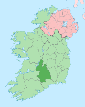 Location of County Tipperary