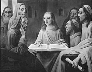 Jesus unter den Schriftgelehrten von Han van Meegeren