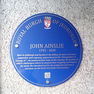 John Ainslie in Castlegate in Jedburgh