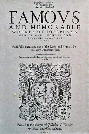 Josephus flavius, english 1602