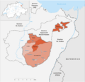 Karte Kanton Appenzell Innerrhoden Bezirke 2022