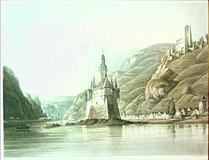 Kaub und Pfalzgrafenstein 1820