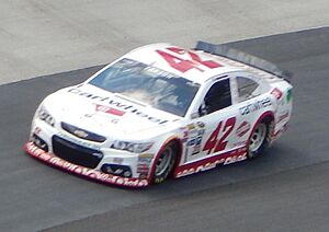 Kyle Larson in practice at Thunder Valley
