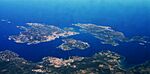 View of islands from above