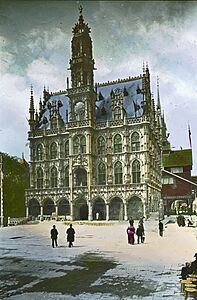 Le pavillon de la Belgique à l'exposition universelle de Paris en 1900