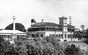 Mackay War Memorial and Post Office, circa 1936