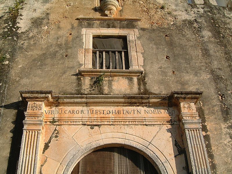 Mani Yucatan church 2002.12.30 28
