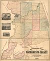 Map of Sacramento County 1885