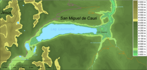 Map showing the extent of the Lauricocha culture