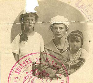 Migrants Suisses de Russie, environ 1921