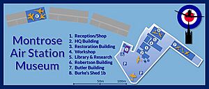 Montrose Air Station Museum Layout 2025