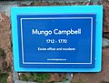 Mungo Campbell plaque in Ardrossan