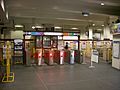 Museum railway station ticket barriers