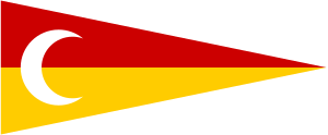 Muzzaffar (Mogadishu area) flag according to 1576 Portuguese map